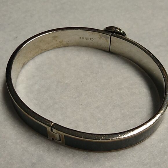 Coach Black and Silver Cuff Bracelet - Picture 2 of 4